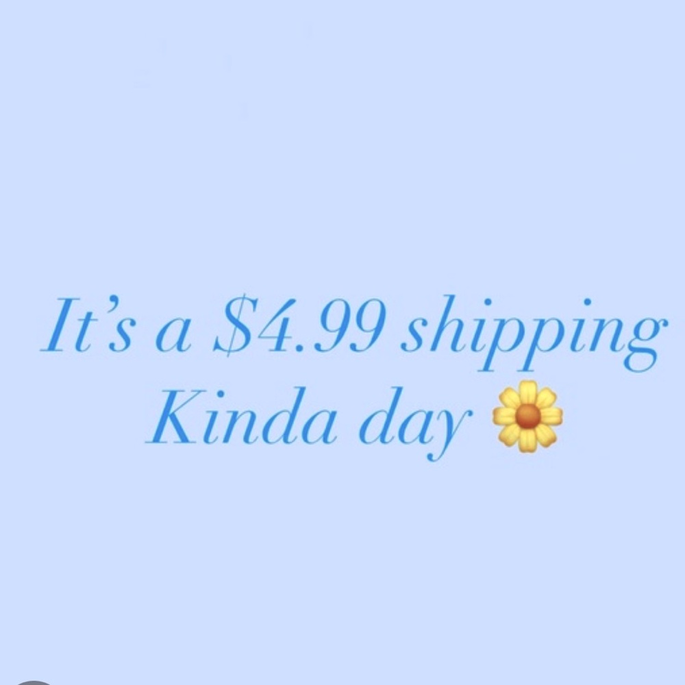 Shipping discount all week! $4.99 on all purchases